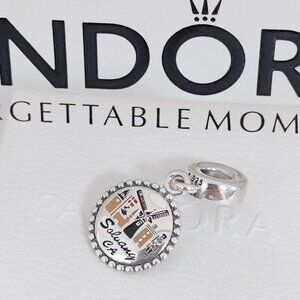 Pandora California Solvang CA Dangle Charm Exclusive Travel Vacation Charm S925
